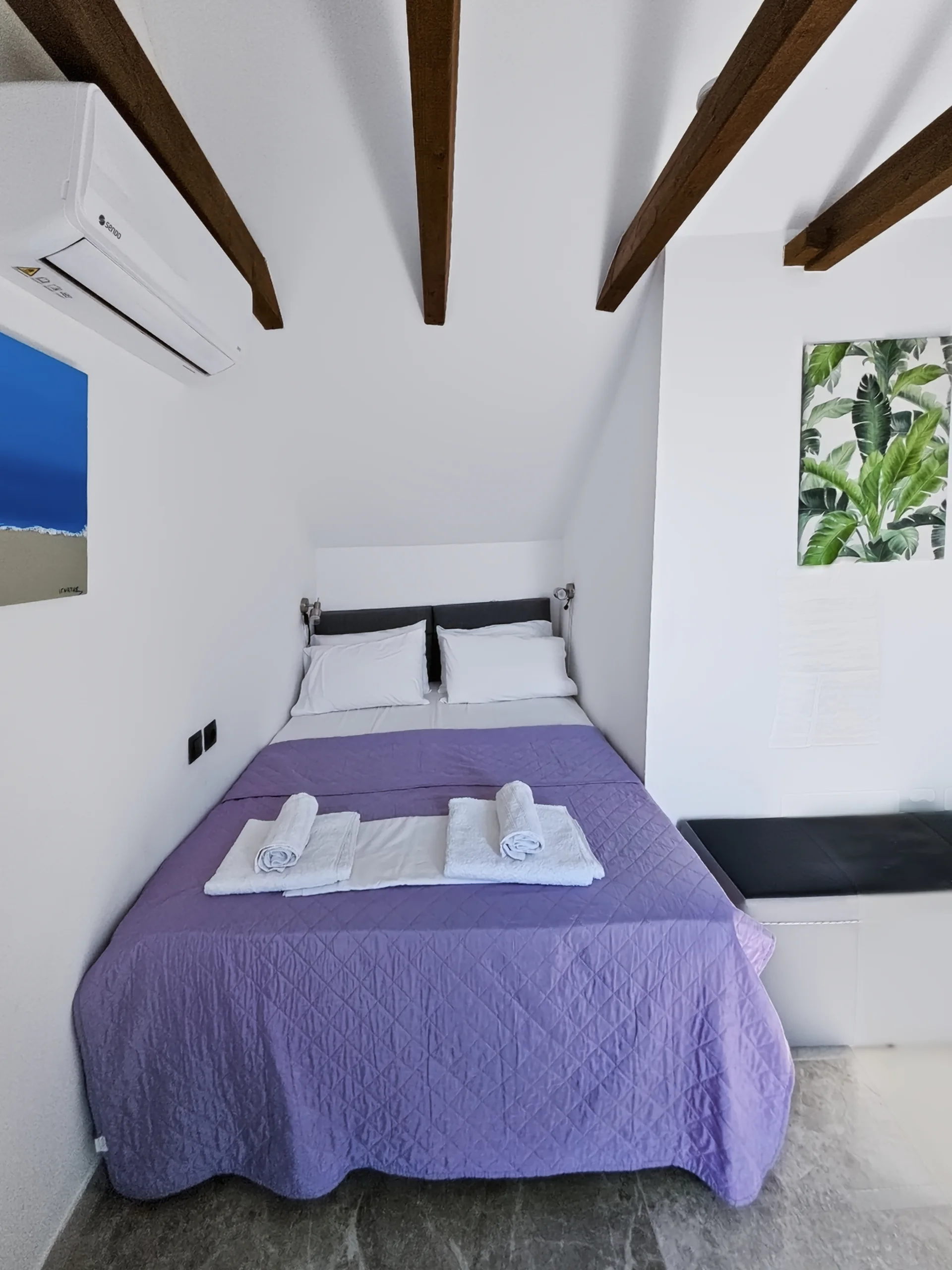 Sofita Apartment: prepared double bedroom at Chakalaka Resort in Geni